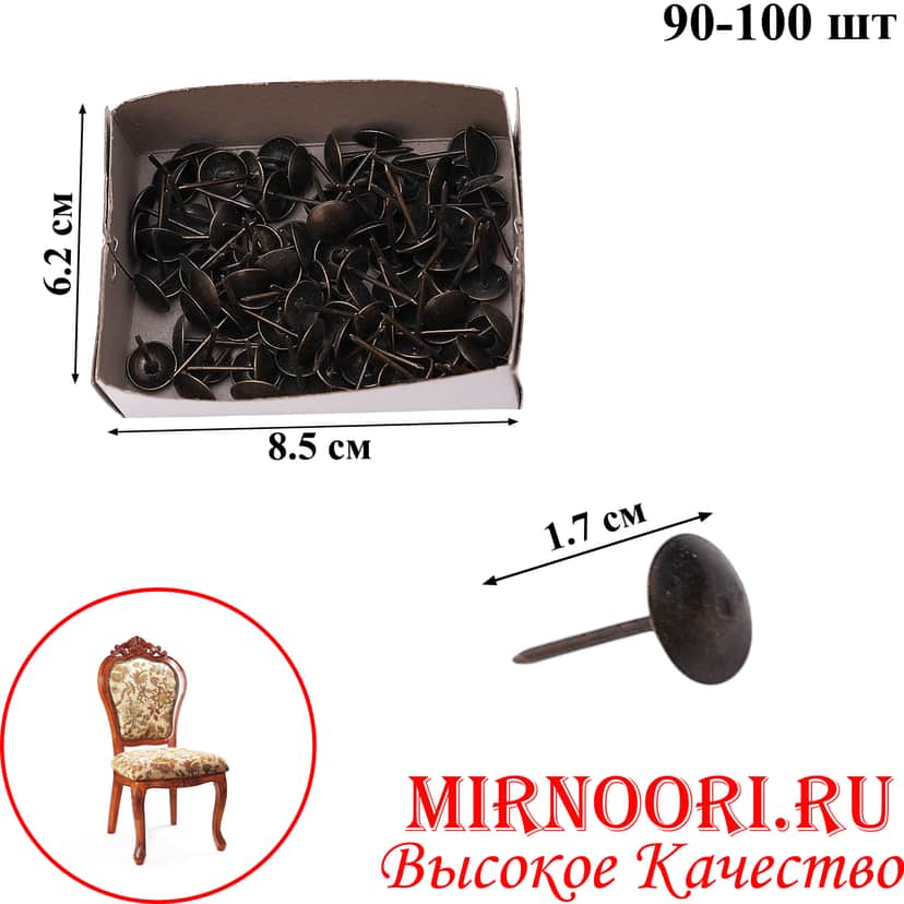 Гвозди декорат.5408 (1х100)